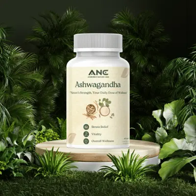 Ashwagandha Capsules — product photography placeholder